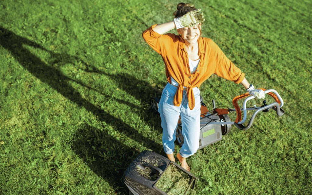 lawn mowing service